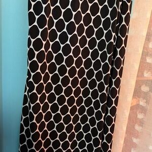 Lane Bryant Black and White Maxi Skirt